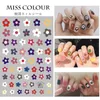 1 stks nail art nagel sticker lijm lijm stok sticker laser goud en zilveren applique lichttherapie nageljuwelen