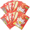 Geschenkwikkeling 24 PCS R ALGENDER BRUID Portemonnees Lucky Money Envelops Paper Red For Wedding Party