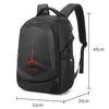 Plecak antyfiltowkowy Mężczyźni PVC 15,6 cali laptop USB Wodoodporny notebook Rucksack Business Travel Taps Pack Bag dla mężczyzny