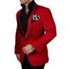 9 Farben Männer Hochzeitsanzüge formelle Anzug Set Slim Fit Bräutigam Smoking Groomsman Blazer Anzüge für Männer 2 Stück 240407