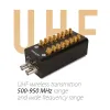 Amplificateurs Hisingwell 8Channel Signal Amplificateur Antenne Distribution Système de fréquence de fréquence pour enregistrer les entretiens, micro sans fil