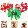 Vêtements de chien 3 pcs de Noël arcs épingle à cheveux chiot