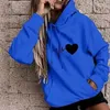 Bluzy męskie kurtki serce miłosne bluzy mężczyźni kobiety mody miłośnicy bluzy para bluzy męskie ubrania pullover kobiety potu z kapturem 240412