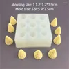 Moldes de cozimento Simulação Sorvete de sorvete de molde de silicone gesso gesso