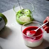 Fresh and heat-resistant glass cup, pudding cup, mousse cup, yogurt cup, milk cup, breakfast salad, dessert bowl