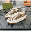 2024 Screener Sneakers Designer schoenen Gussie voor dames kristal dames trainer sneaker topmerk gestreepte mode retro vuil lederen heren hoge kwaliteit