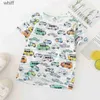T-Shirts Sommer Casual 2 3 4 5 6 8 10 Jahre Kinderkleidung Kleidung Baumwolle Kurzarm Volldruck Cartoon Auto T-Shirt für Kinder Baby Boy 210625 C240413
