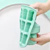 Baking Moulds Silicone Popsicle Mold Kids Cute Ice Cream DIY Making Grid Cartoon Ball Maker