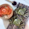 Dekoratif Çiçekler Simüle Gıda Ürünleri Yangcheng Gölü Kıllı Yengeç Modeli Sahne Erkek ve Kadın Pencere Dolapları Süsler Sahnesi