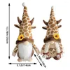 装飾的な置物偉大なルドルフ人形burrfree cotton cotton faceless dwarf standing giraffe Toy