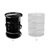 Storage Boxes Makeup Organizer Rotating Shelf Holder Cosmetic Rack 7-layers Containers For Dresser Vanity Countertop Black