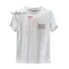 Mui Mui Shirt 2024 Début du printemps Miu Miu Nouvelle Ligne de strass Decoration Logo Pure Coton Coton Coup Créque T-shirt Femmes 8394 Mui Mui Top 315