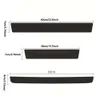 New 4pcs/5pcs Set Carbon Fibre Threshold Protection Universal Anti-scratch and Anti-collision Door Decorative Strip Sticker