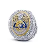 Hoge kwaliteit 9 spelers naam ring Stafford Kupp Donald 2021 2022 World Series National Football Rams M Ship Ring met houten display box souvenir fan cadeau1550109