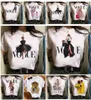 Plus Size S3XL Designer Womens Fashion White Tshirt Letter Printed Short Sleeve Tops Loose Cause Clothes 26 Colours5606121