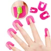 2024 26PCS / SET 10 Tailles G Forme Courbe Nail Protecteur Vernis Bouclier Couvercle de doigt Autocollants français Stickers French Clips Nail Clips - Nail