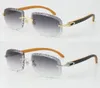 Metal vintage senza bordo nero mix di occhiali da sole arancioni da sole donne con tema di decorazione c cornice unisex lussuoso occhiali per estate out7968280