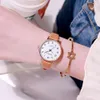 Versione alla moda Cintura minimalista Quarzo sottile Studente coreano Orologio luminoso