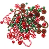 Vazen 1 Set Xmas vaasvuller Parels ornament Bloemfles zwevende luxe decoratie Kerstmis