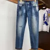 Jeans de designer jeans Hip Hop Ripped Jeans Mens Pantalon décontracté Pantalon Broidé de haute qualité plus taille 40 Taille 105 kg pantalon pour hommes Vêtements