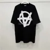 Nowa weryfikacje T Shirt VTM luksusowa ponadwymiarowa koszulka mężczyzn T-shirty Wysokiej jakości pianki nadruk anarchia Vetements moda T-shirt męskie koszulka moda 94