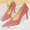 Sukienka buty 2024 Kitten Heels Kobiety Pumps Stiletos 7cm 10 cm Dams Fashion High Sexy Party Female Office