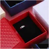 Jewelry Boxes Pattern Packing Gift Box Earring Ring Pendant Bracelet Mtifunctional 7.3X7.3X3.5 Drop Delivery Display Dhbyw