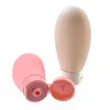 Bouteilles de rangement 3pcs / Set Nordic Style Lotion El Shampooing Refipillable Conteneur Travel Bottle Dispensing Portable