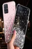 Samsung Galaxy S20 Ultra S10 S9 S8 Plus Note 10 Pro A51 A71 A81 A91 A10 A30 A50 A70 BLING BLING GLITTER STAR CASE9448089の電話ケース