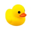 Bath Toys Ovly Petit Duck Yellow With Souss Sound Bath Tout Rubber Rubate Float Float mignon Duck Play Bath Gamion Christmas Gift pour enfants Bébé 240413