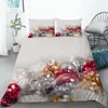 Set di biancheria da letto a doppio set doppio regalo di regalo di Natale copripiumino king size 3d trapunta per casa