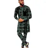 Herren Trailsanzuiten gestreiftes Patchwork -Design -Sets gedruckter nigerianischer Stil männlicher Bräutigam -Anzüge afrikanische Außerirdische Abziehbilder Hochzeitsfeiern Kleidungsstücke