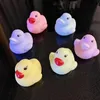 Bath Toys 100/50pcs Macaron Bath Toys Swimming Squeaky Rubber Ducks Bathing Ducks Bath Tub Water Fun Game Spela Baby Toys 0 12 månader 240413