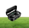Écouteur Bluetooth G6S LED Fast Wireless Charging Écouteurs de volume Contrôle TWS avec 3500 mAh Bank Sports Headphone9256764