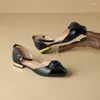 Chaussures habillées phoentin flore femme 2024 tendance couleurs mélangées bracelet de cheville été basse talon de taille plus chaussure rond orteil ft3353