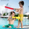 Sable Player Water Fun 1 Summer Eva Childrens Water Gun jouet plage Shooting Water Gun Toy Outdoor Pression de Poste de sortie d'eau Pistolet Toy Q240413