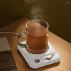 Table Mats Coffee Cup Warmer Thermostatic For Desk USB Heating Mat Auto Shut Off Keep Temp Tea