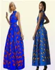 Этническая одежда африканские платья для женщин модные без рукавов макси платье дасики печатная тарбан