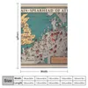 Blankets Vintage British Military Map 1944 Throw Blanket Furry Sofas Custom Thin