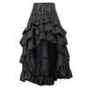 Jupes Women S vintage Gothic Victorian Jupe High-Low Ruffle Médieval Renaissance Costumes Steampunk Costumes Drop Delivery Apparel Wom Dhir6