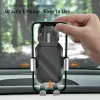 Gravity Car Phone Holder Suction Cup Adjustable Universal Holder Stand In Car GPS Mount for IPhone 12 Pro Max Xiaomi POCO