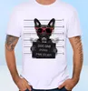 Ny ankomst 2020 Summer Fashion French Bulldog Dog Police Dept Funny Design T Shirt Men039s High Quality Dog Tops Hipster Tees2408362