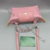 Skillnad grossist bolsas original perforerad rosa väska säck de jour färg toalettartiklar version av band bun mini lätt dumpling liten välj axel