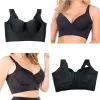 Bras feminino Deep V Cup Hide Back Bra Bra com Shapewear Incorporado Cobertura completa Push up Sculping Uplift Sports Bras for Women