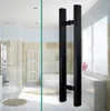 24 Inches Modern Round Bar Ladder Pull Handle Stainless Steel Sliding Barn Door Handle For 812mm Glass Or 4045mm Wood Door 201013356766