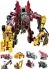 Aoyi Cool 8 en 1 Oversize Devastator Transformation Toys Boy Anime Hook Action Figures Robot Car Engineering Vehicle Model Kids 216386950