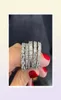 925 Silver Pave Radiant Cut Full Square Simulated Diamond Cz Eternity Band Engagement Wedding Stone Ring Smycken Storlek 6877158