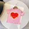 تي شيرت كيد قميص الطفل tshirt Toddler tee Boy Girl Sleeve for Kids Designer tirt baby clote summury summer summer tirts c240413