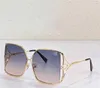 Créateur de mode Petal Square Sunglasses pour les femmes Z1629 Cadre de découpe en métal élégant Summer Summer Classic Leisure Style8541258