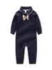 Inverno al dettaglio New Baby Rompers Maniche lunghe morbide cotone neonato di abbigliamento per bambini in pajamas abiti per bambini90921897407093